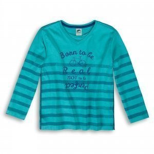 Shirt langarm blue turquoise