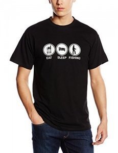T-shirt Eat Sleep Angeln