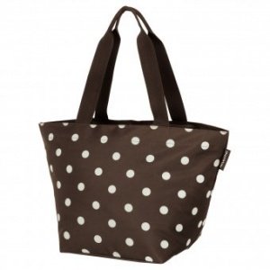 Shopper M mocha dots