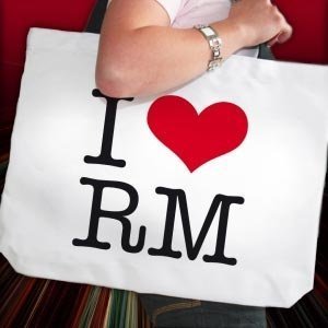 Shoppingtasche mit Liebesbekenntnis