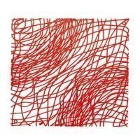 SILK Raumteiler transp. rot von Koziol