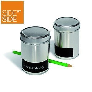 Side by Side 6er Set Gewürzdosen mit Gri