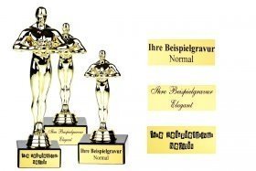 Sieger Statue mit Gravur