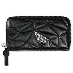 Signa Black Geldbörse mit Reißverschluss