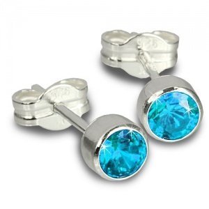 SilberDream Sterling Silver 925 Stud Ear