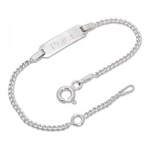 Silberarmband mit Gravur - 030