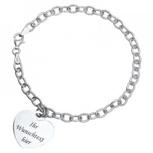 Silberarmband mit Gravur - 9248