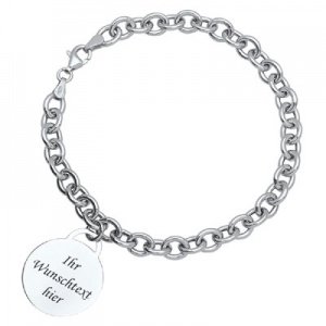 Silberarmband mit Gravur - 9249