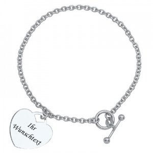 Silberarmband mit Gravur - 9251