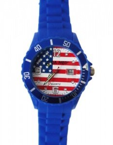 Silikon Uhr Armbanduhr mit Datum USA 
