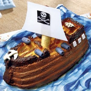 Silikonbackform "Piratenschiff"