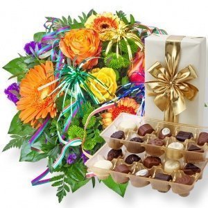 Silvesterknaller und Pralinen