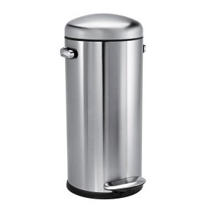 Simplehuman Abfalleimer 30L rund Retro E