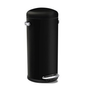 Simplehuman Abfalleimer 30L rund Retro s