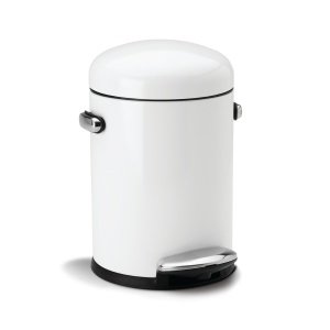 Simplehuman Abfalleimer 4,5L rund Retro 