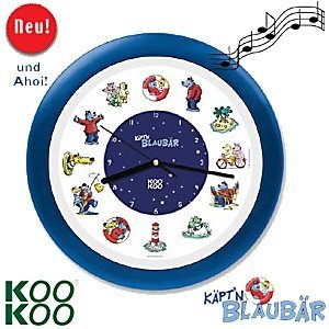Singende Uhr ´Kaptain Blaubär´