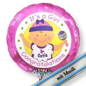 Singender Ballon It´s a Girl