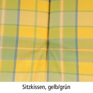 Sitzkissen Fashion Line gelb-grün