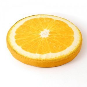 Sitzkissen Früchte Stuhlkissen Orange