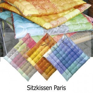 Sitzkissen Mille Couleurs, Paris, 2er-Se