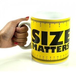 Size Matters Tasse