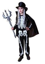 Skelett Overall Anzug Knochen Halloween 