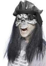 Skelett Zombie Halbmaske Halloween Maske