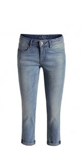 Skinny-Jeans im Used-Look