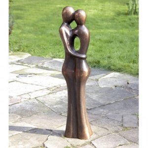 Skulptur Liebespaar, groß