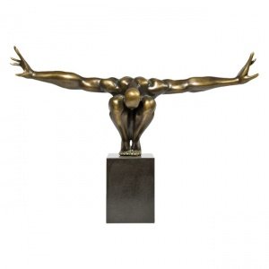 Skultpur Man in Bronze