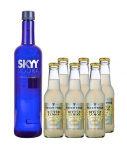 Skyy Vodka 0,7l + 6x Fever Tree Bitter L