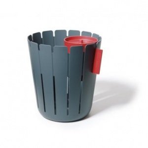 SL17 Basketbin Set anthrazit/rot von Kon