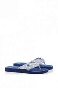 Slip Slop + Punkte-Riemchen aus Textil