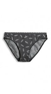 Slip mit Feder-Motiv