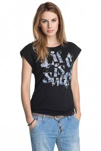 Slub-Jersey Print T-Shirt