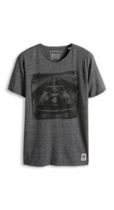 Slub Jersey T-Shirt mit Melange-Effekt