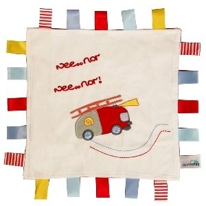 SlumberTAG Schilder Schmusetuch Feuerweh