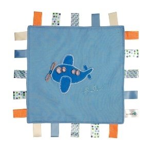 SlumberTAG Schilder Schmusetuch Flugzeug