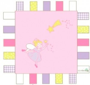 SlumberTAG Schilder Schmusetuch Pink Fai