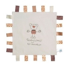 SlumberTAG Schilder Schmusetuch Teddy