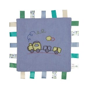 SlumberTAG Schilder Schmusetuch Zug