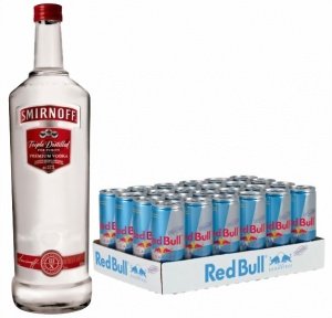 Smirnoff Vodka & Redbull sugarfree Megap