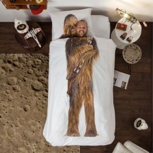 SNURK - Chewbacca-Bettwäsche Star Wars Edition - 135x200 cm: Star Wars Bettwäsche