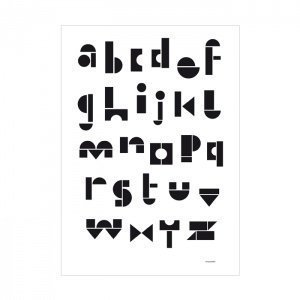 Snug.Studio Abc Alphabet Poster