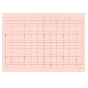 Snug.Studio Memo DIN A1 Wandkalender 201