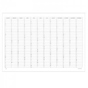 Snug.Studio Memo DIN A1 Wandkalender 201