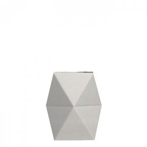Snug.Studio Vase Grau niedrig