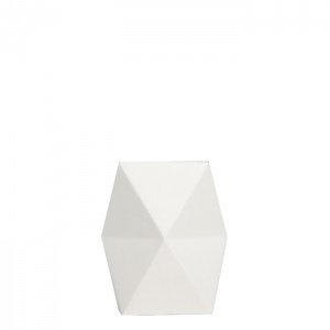 Snug.Studio Vase Weiß niedrig