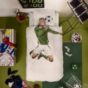 Snurk - Bettdecke Soccer Champ für junge, mit kopfkissenbezug - größe Einzelbett - 140 x 200/220 