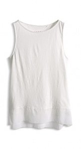 Softes A-Line-Top aus Jersey und Stoff